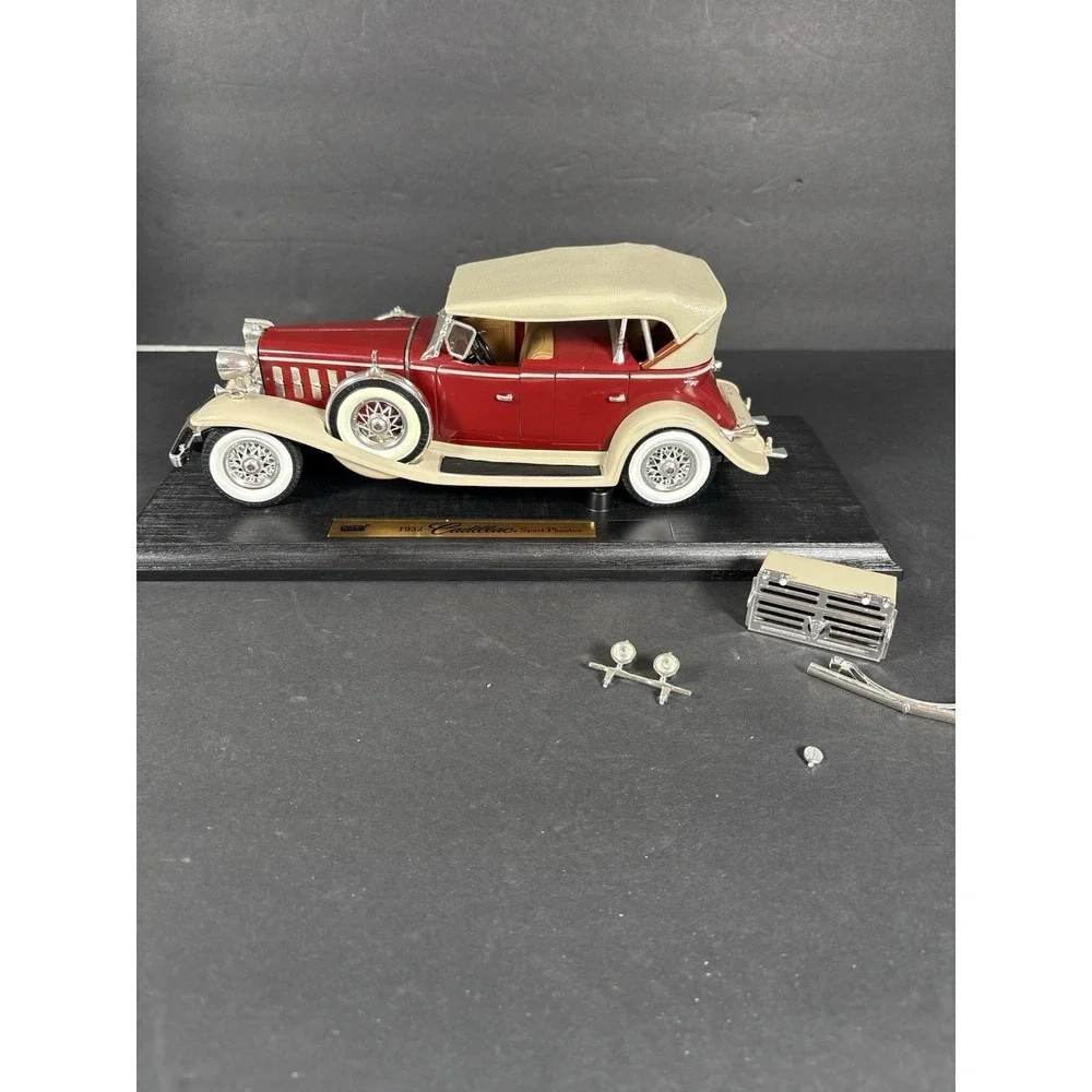 Anson 1932 Cadillac Sport Phaeton Diecast Model Car Parts Repair Missing Pieces